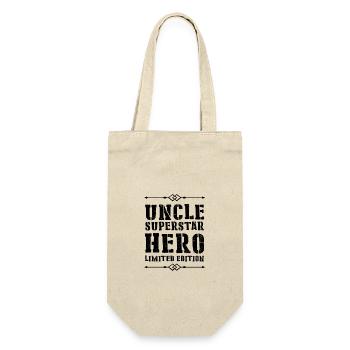Meilleur oncle héros dicton - Sac à bouteille - nature - Devant