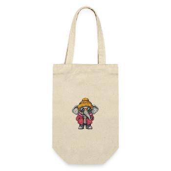 Mammut Bande dessinée cool - Sac à bouteille - nature - Devant