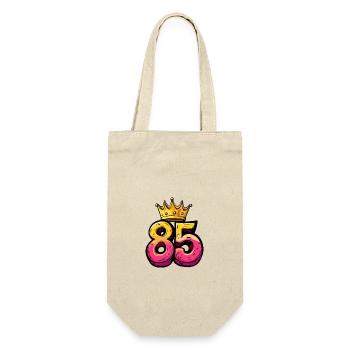 85 Number Crown - Gift Bag for Bottles - nature - Front