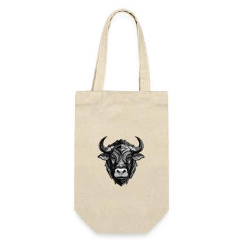 Tête de Taureau Taureau - Sac à bouteille - nature - Devant
