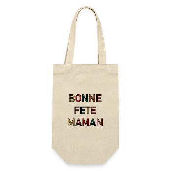 BONNE FÊTE. FÊTE DES MÈRES. FÊTE DES PÈRES. FÊTE - Sac à bouteille - nature - Devant
