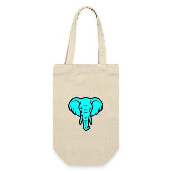 Tête d’éléphant - Sac à bouteille - nature - Devant