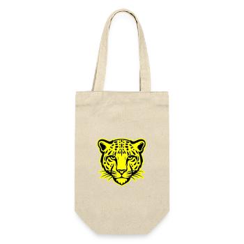 Cheetah Head - Gift Bag for Bottles - nature - Front