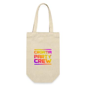 Croatia Party Crew Colorful - Gift Bag for Bottles - nature - Front