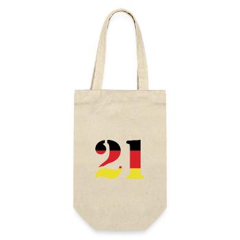 21 Numéro Jersey Allemagne - Sac à bouteille - nature - Devant