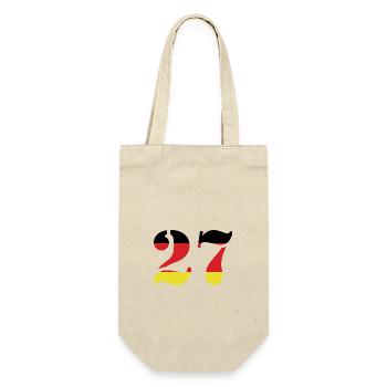 27 Numéro Jersey Allemagne - Sac à bouteille - nature - Devant