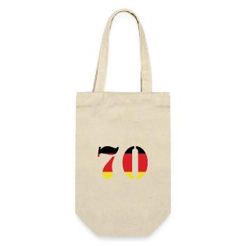 70 Number Jersey Germany - Gift Bag for Bottles - nature - Front