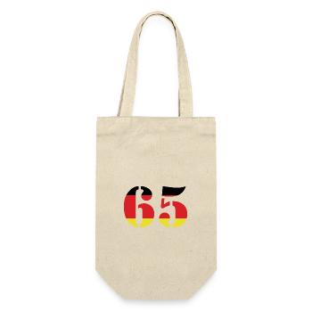 65 Number Jersey Germany - Gift Bag for Bottles - nature - Front
