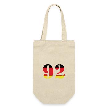 92 Numéro Jersey Allemagne - Sac à bouteille - nature - Devant