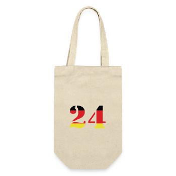 24 Number Jersey Germany - Gift Bag for Bottles - nature - Front