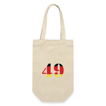 49 Numéro Jersey Allemagne - Sac à bouteille - nature - Devant