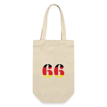 66 Number Jersey Germany - Gift Bag for Bottles - nature - Front