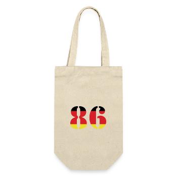 86 Numéro Jersey Allemagne - Sac à bouteille - nature - Devant