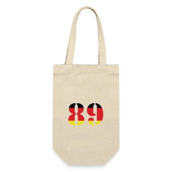 89 Number Jersey Germany - Gift Bag for Bottles - nature - Front