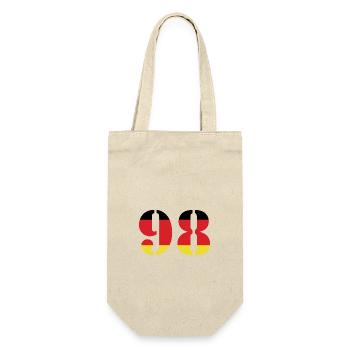 98 Number Jersey Germany - Gift Bag for Bottles - nature - Front