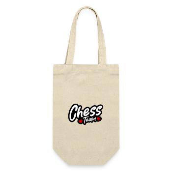 Chess Team - Geschenkbeutel für Flaschen - Natur - Vorne