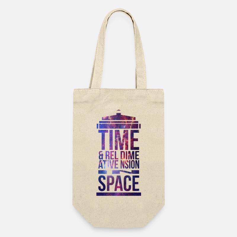 TARDIS - Geschenkbeutel für Flaschen - Natur