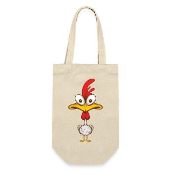 Dessin animé expressif avec de grands yeux - Sac à bouteille - nature - Devant