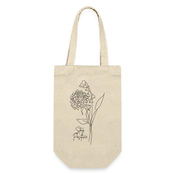 Stay Positive Flower - Gift Bag for Bottles - nature - Front