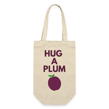 HUG A PLUM - Gift Bag for Bottles - nature - Front
