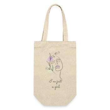 I'm just a girl - Gift Bag for Bottles - nature - Front
