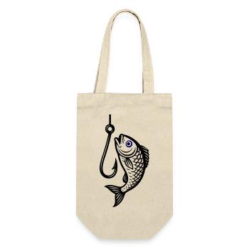 Fish Hook Fish Icon - Gift Bag for Bottles - nature - Front