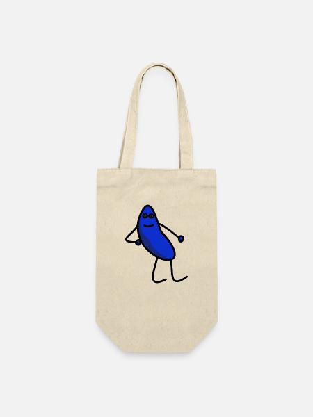 Chilled Jay - blue - Geschenkbeutel für Flaschen - Natur