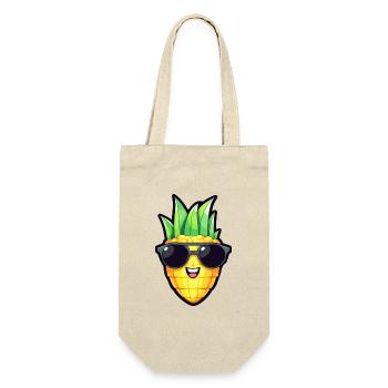 Cool corn with sunglasses - Original vegetables - Gift Bag for Bottles - nature - Front