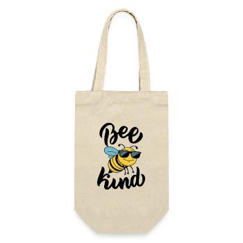 Funny Bee Saying Bee Child - Gift Bag for Bottles - nature - Front