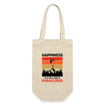 Paragliding Pilot Paraglider Adventures Happiness - Gift Bag for Bottles - nature - Front