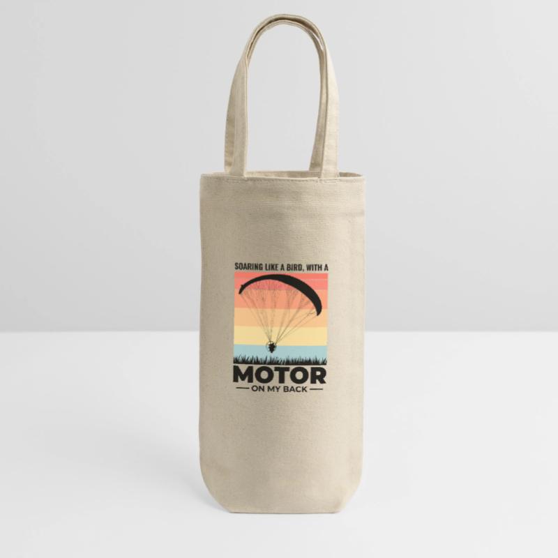 Paramotor Pilot Paramotoring Powered Paraglider Gift Bag for Bottles