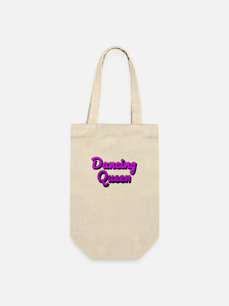 Dancing Queen - Geschenkbeutel für Flaschen - Natur