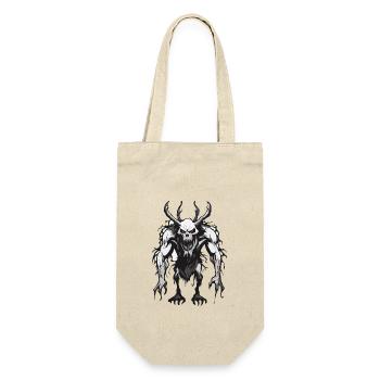 Wendigo / böser Geist / Besitzergreifend / Horror - Geschenkbeutel für Flaschen - Natur - Vorne
