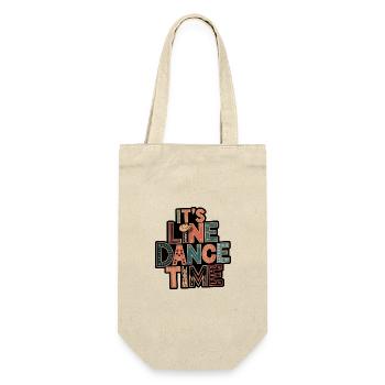 Line Dance Time Line Dancing my passion - Gift Bag for Bottles - nature - Front