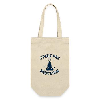 J peux pas j ai Médiftation - Sac à bouteille - nature - Devant