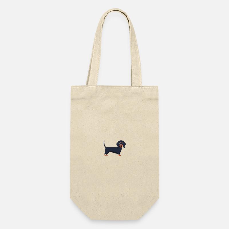 Idée cadeau teckel teckel chien chien chien homme - Sac à bouteille - nature