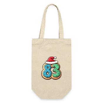 83 Number Christmas - Gift Bag for Bottles - nature - Front