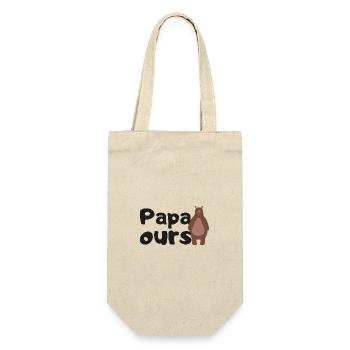 Papa ours - Sac à bouteille - nature - Devant