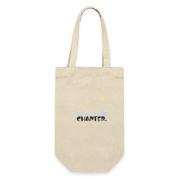 Nur noch ein Kapitel – Buchliebhaber - Geschenkbeutel für Flaschen - Natur - Vorne