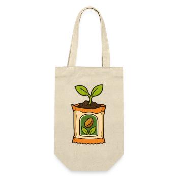 Bourgeon dans un sachet de graines - Sac à bouteille - nature - Devant