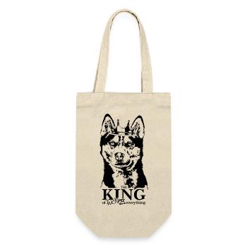 Husky sibérien roi chien disant chiens Wilsigns - Sac à bouteille - nature - Devant