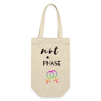 Idée cadeau LGBT - Sac à bouteille - nature - Devant