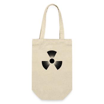 atom symbol radioactive atomic sign danger eight - Gift Bag for Bottles - nature - Front