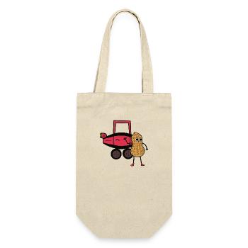 Peanut Car Driver Children's Driver's License Driver - Gift Bag for Bottles - nature - Front