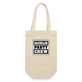 Bachelor Party Crew - Geschenkbeutel für Flaschen - Natur - Vorne