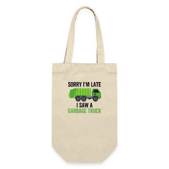 Sorry I'm Late I Saw a Garbage Truck - Gift Bag for Bottles - nature - Front