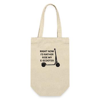 E-Scooter E-Roller Scooter - Gift Bag for Bottles - nature - Front