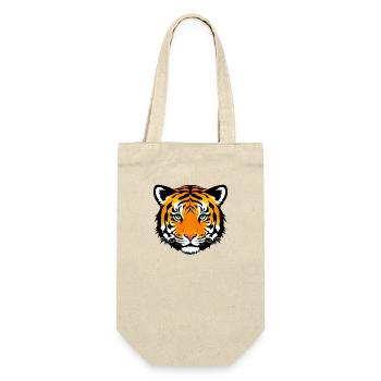 Comic Tiger Mignon Drôle Cool Dessin animé 5 - Sac à bouteille - nature - Devant