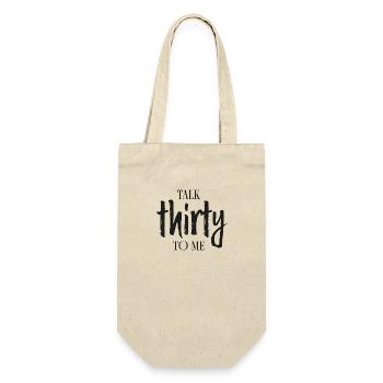 talk thirty to me - Gift Bag for Bottles - nature - Front