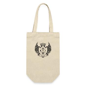 Abi 2023 - Geschenkbeutel für Flaschen - Natur - Vorne